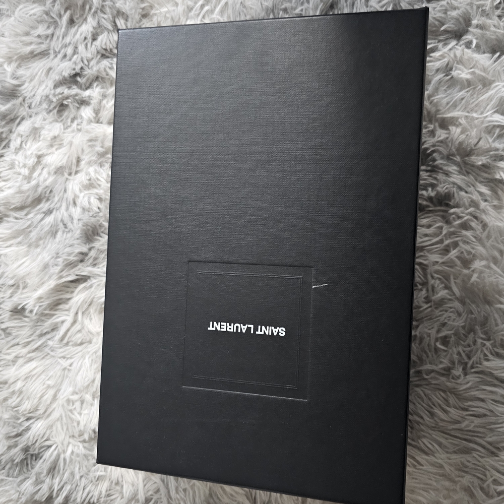 Saint Laurent Black Heels with Rhinestone Buckle - Picture 5 of 10